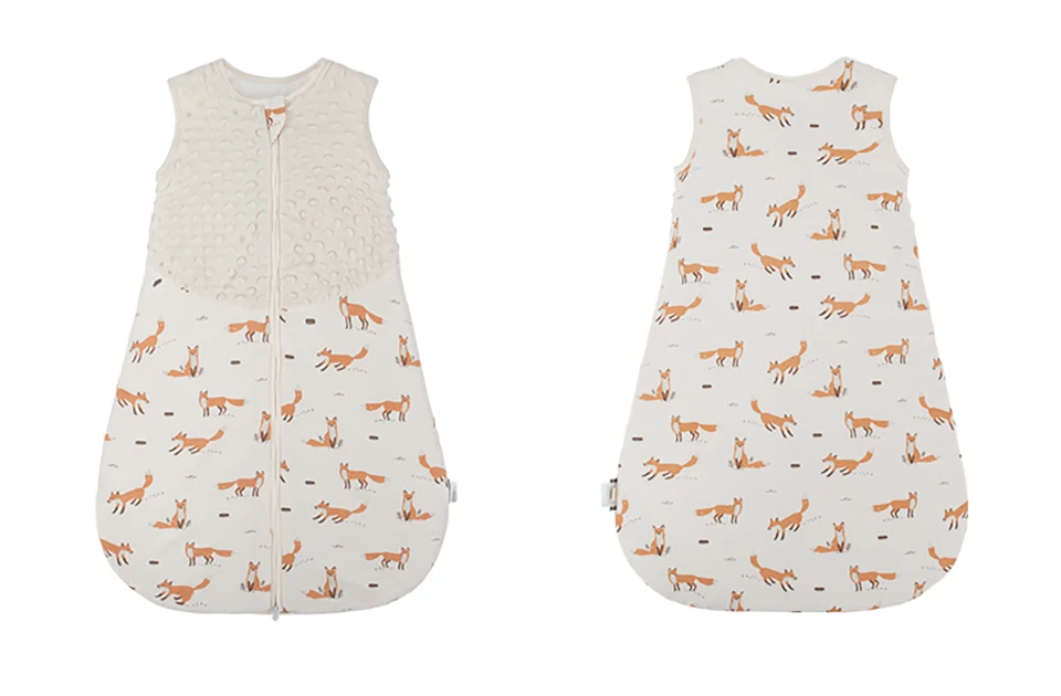 Baby Sleepsack 3-24Months Autumn Baby Sleeping Bag Blanket 1.5Tog Doudou Soft Feeling Starfish Shell Print Vest Style