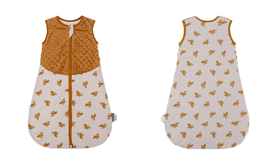 Baby Sleepsack 3-24Months Autumn Baby Sleeping Bag Blanket 1.5Tog Doudou Soft Feeling Starfish Shell Print Vest Style