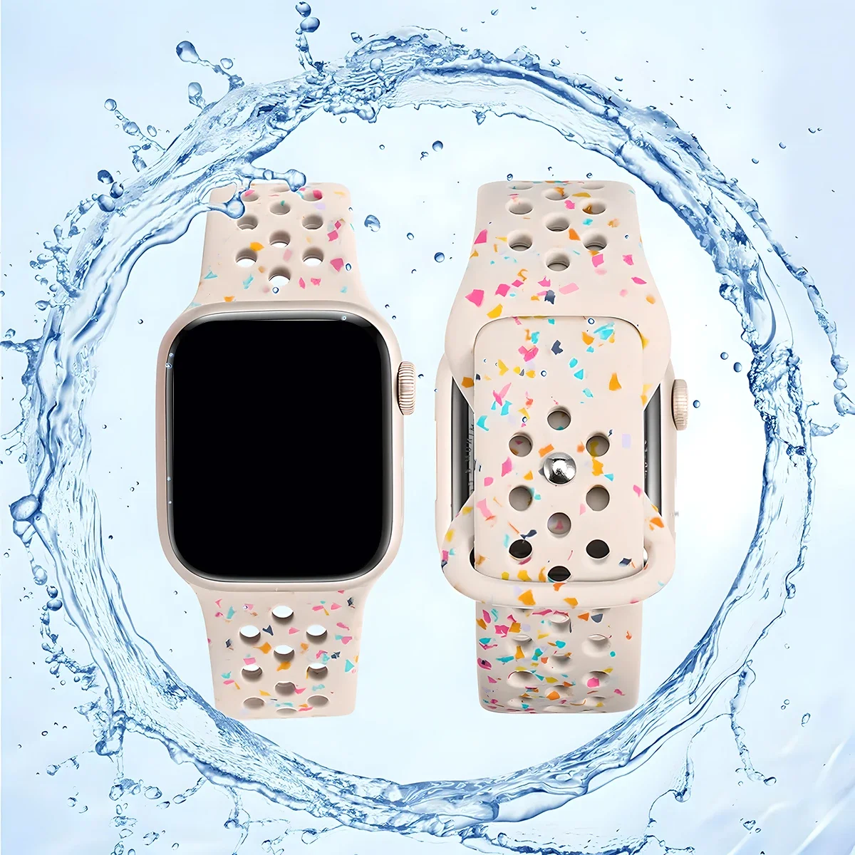 Sports Silicone Strap for Apple Watch Band Ultra 4 3 2 49mm 46mm 42mm 45mm 44mm 41mm Bracelet IWatch Series 12 11 10 9 8 7 6 SE3