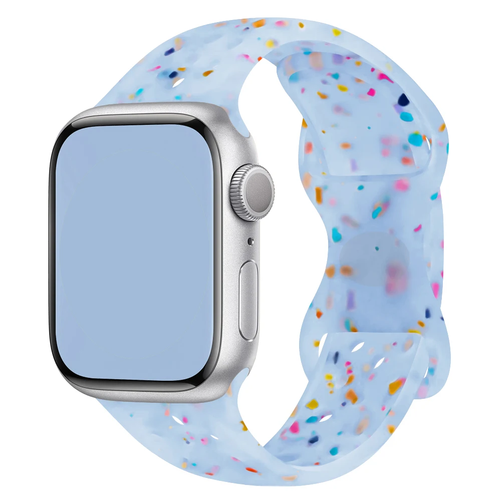 Sports Silicone Strap for Apple Watch Band Ultra 4 3 2 49mm 46mm 42mm 45mm 44mm 41mm Bracelet IWatch Series 12 11 10 9 8 7 6 SE3