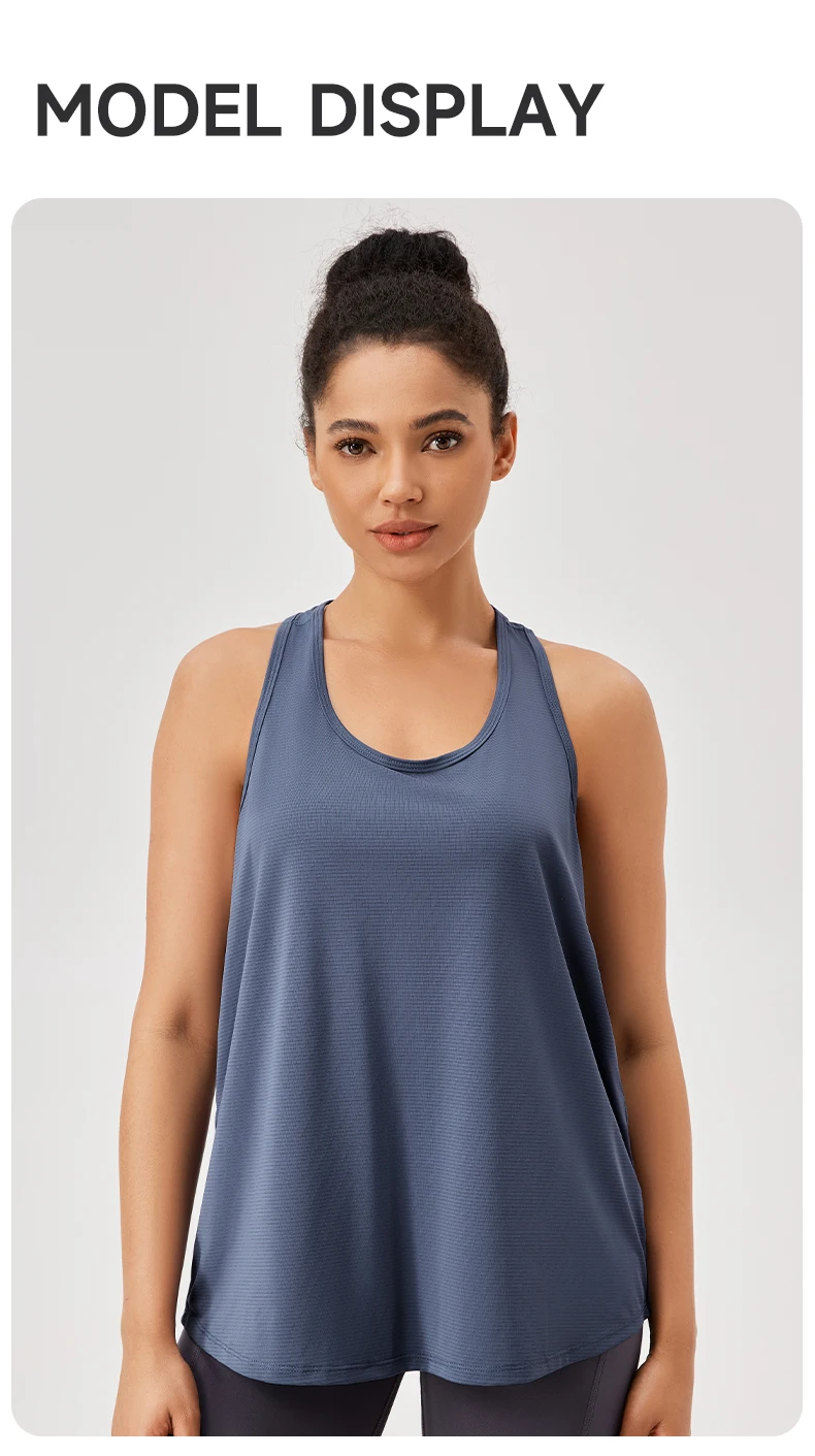Women Gym Yoga Vest Athletic Fitness Sports Tank Tops Quick Dry Running Blouse Workout Tops Sleeveless Back Yoga Shirts Gym Top
