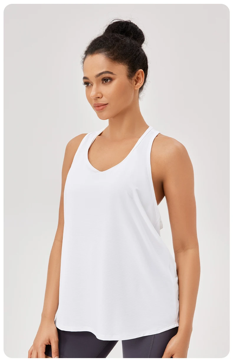 Women Gym Yoga Vest Athletic Fitness Sports Tank Tops Quick Dry Running Blouse Workout Tops Sleeveless Back Yoga Shirts Gym Top