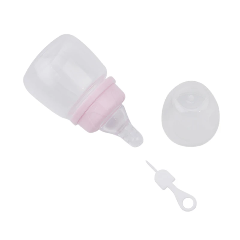 60ML Baby Newborn Mini Portable Feeding Nursing Bottle BPA Free Safe Infant Nursing Nipple Care Feeder Fruit Juice Milk Bottles