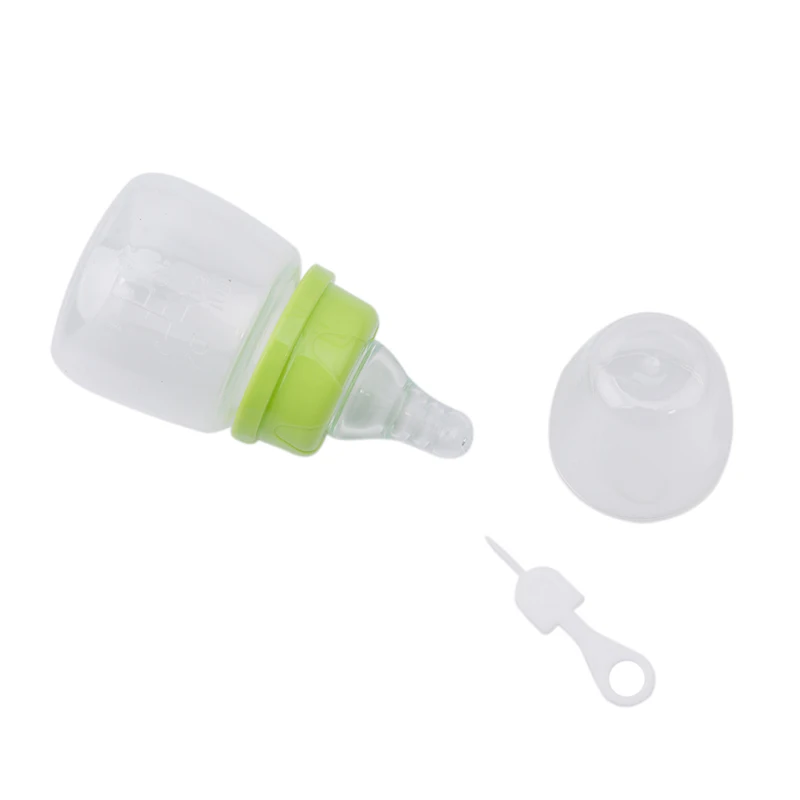 60ML Baby Newborn Mini Portable Feeding Nursing Bottle BPA Free Safe Infant Nursing Nipple Care Feeder Fruit Juice Milk Bottles