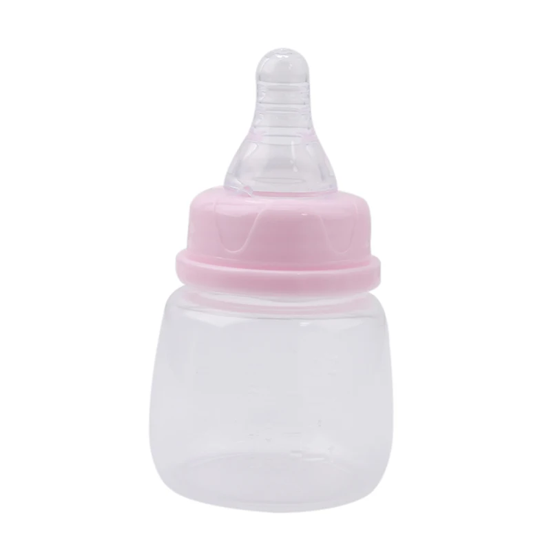 60ML Baby Newborn Mini Portable Feeding Nursing Bottle BPA Free Safe Infant Nursing Nipple Care Feeder Fruit Juice Milk Bottles