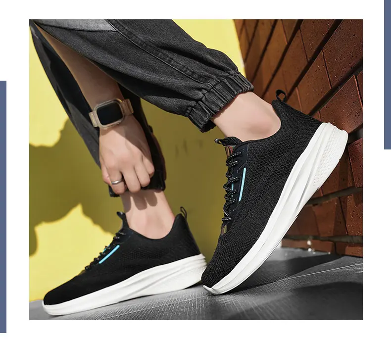 Leather Men Shoes Sneakers Trend Casual Shoe Italian Breathable Leisure Male Sneakers Non-slip Footwear Men Vulcanized Shoes
