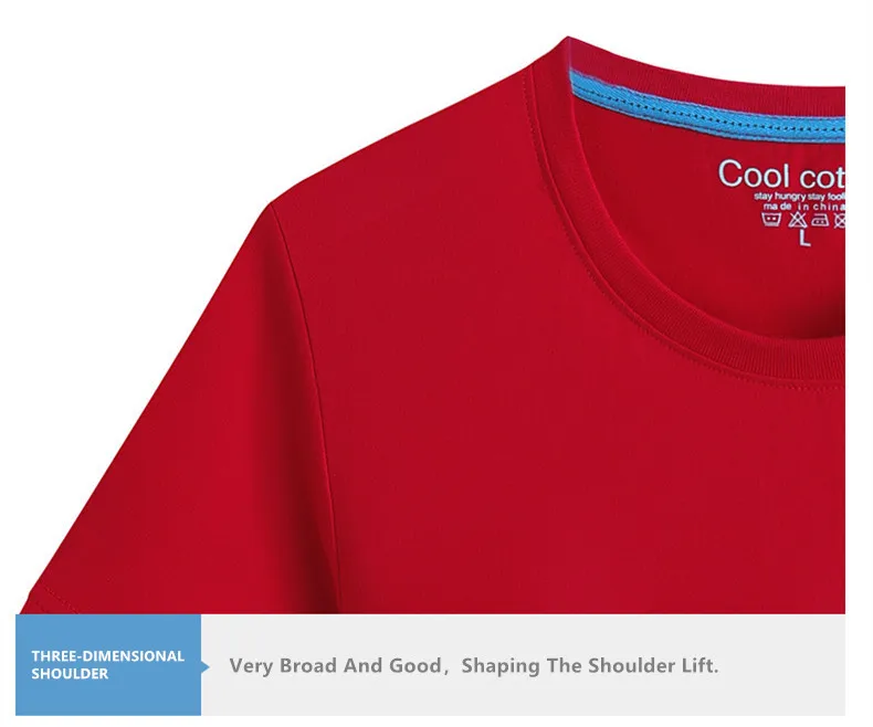 2026 Brand New 100% Cotton Mens T-shirt Pure Color Men T Shirts Round Collar Short-Sleeve Man T-shirt Top Tees For Male Clothes