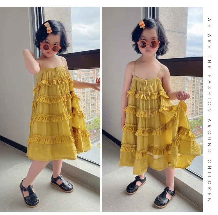 Girls Half Sandals 2024 Spring Summer British Style Children Beach Shoes Cut-outs Kids Flat Shoes Sandals 22-36 Princess Vintage
