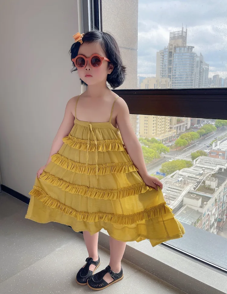 Girls Half Sandals 2024 Spring Summer British Style Children Beach Shoes Cut-outs Kids Flat Shoes Sandals 22-36 Princess Vintage