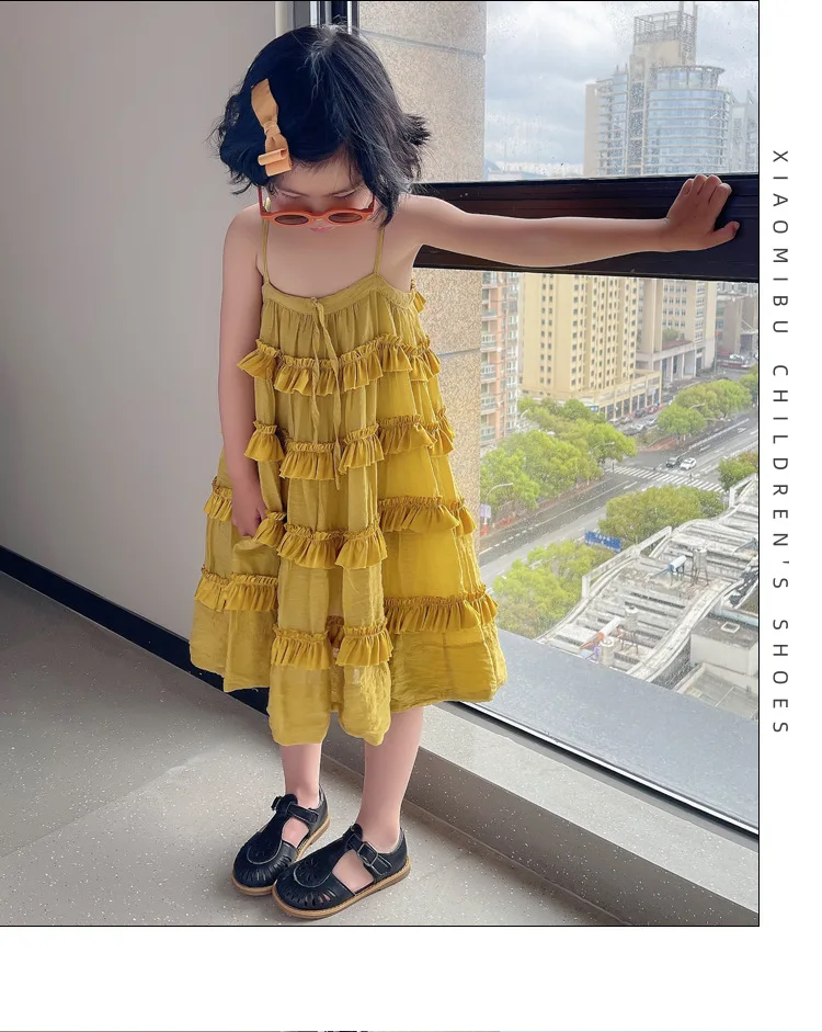 Girls Half Sandals 2024 Spring Summer British Style Children Beach Shoes Cut-outs Kids Flat Shoes Sandals 22-36 Princess Vintage