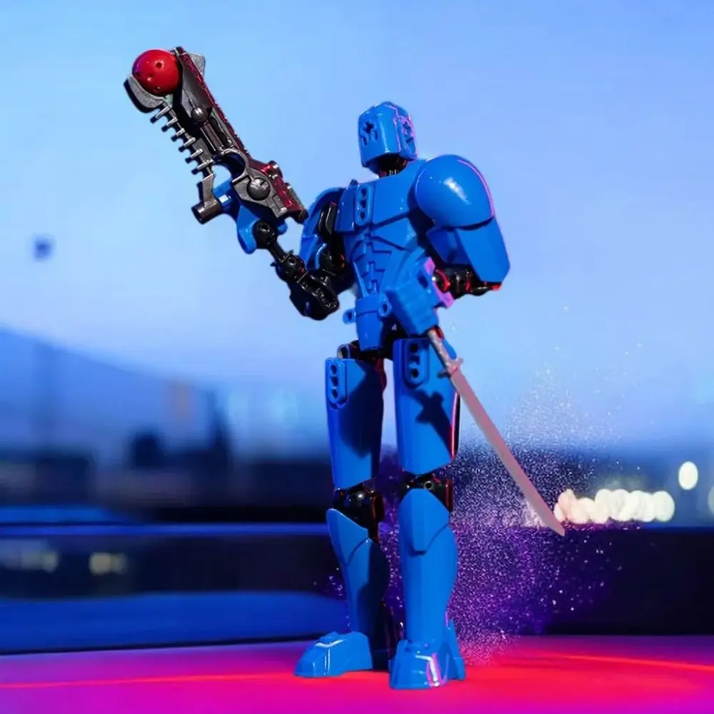 Upgraded T13 Action Figure 3D Printed Titan 13 Action Figure Multi-Articular Robot Dummy Action Figures for Game Lovers