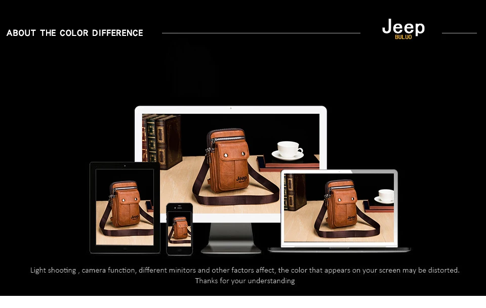 JEEP BULUO Small Multi-function Sling Crossbody Bag Brand Men Shoulder Bag Legs Waist Bag For Man New Fashion Casual Cool Mini
