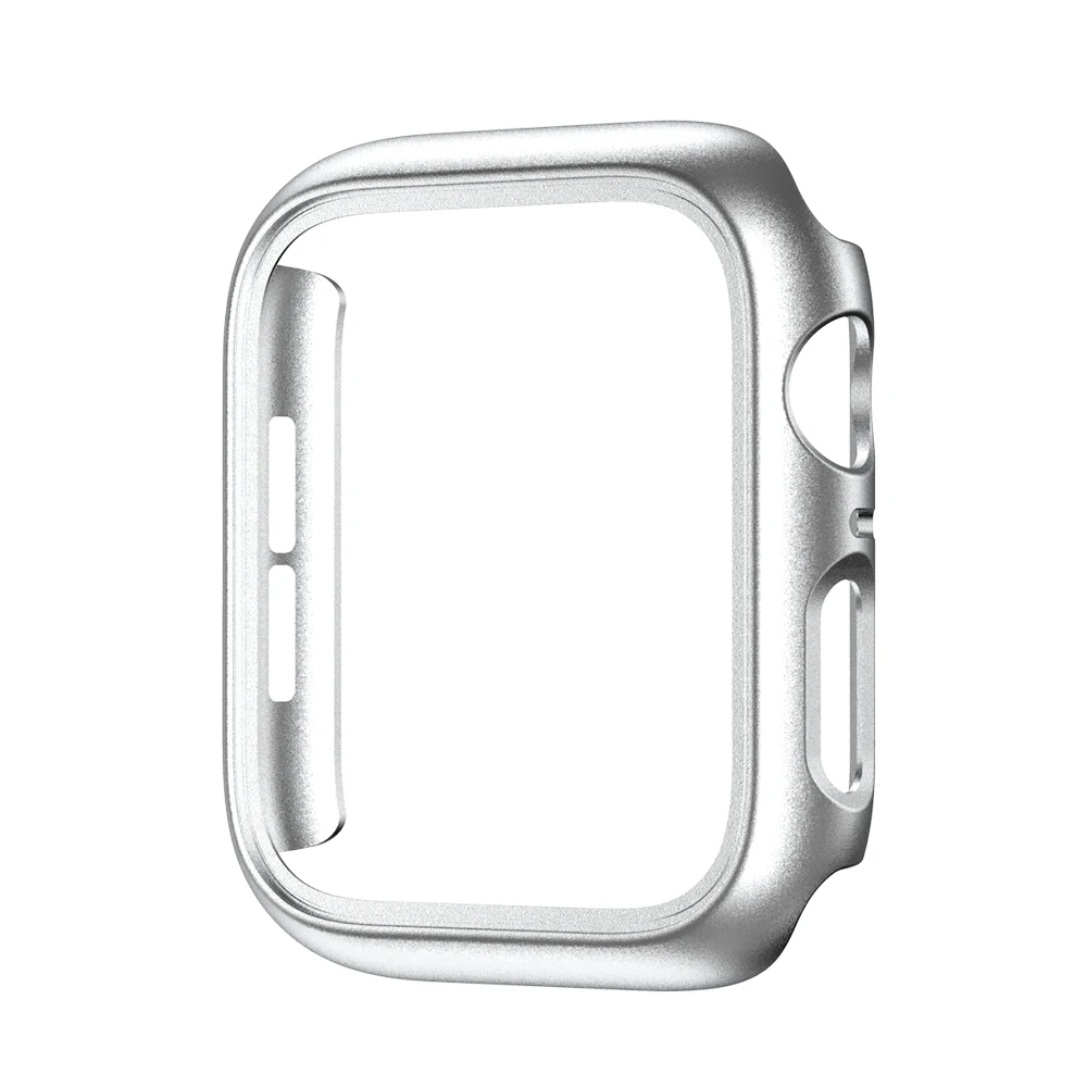 Matte Cover for Apple Watch 45mm 41mm 38mm 42mm 40mm 44mm, Hard PC Bumper Protective Case Frame for iWatch SE 9 8 7 6 5 4 3 2 1