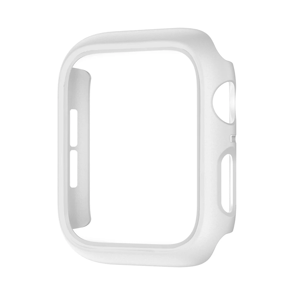Matte Cover for Apple Watch 45mm 41mm 38mm 42mm 40mm 44mm, Hard PC Bumper Protective Case Frame for iWatch SE 9 8 7 6 5 4 3 2 1