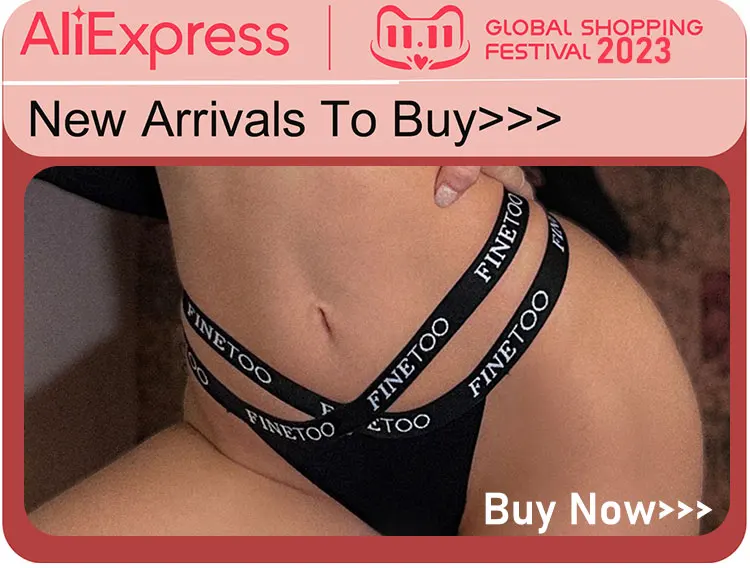 4/5PCS/Set Sexy Underwear Cotton Panties Women Lingerie Female Underpant Hoop Design Waistband Brief Intimate Bikini Panty Woman