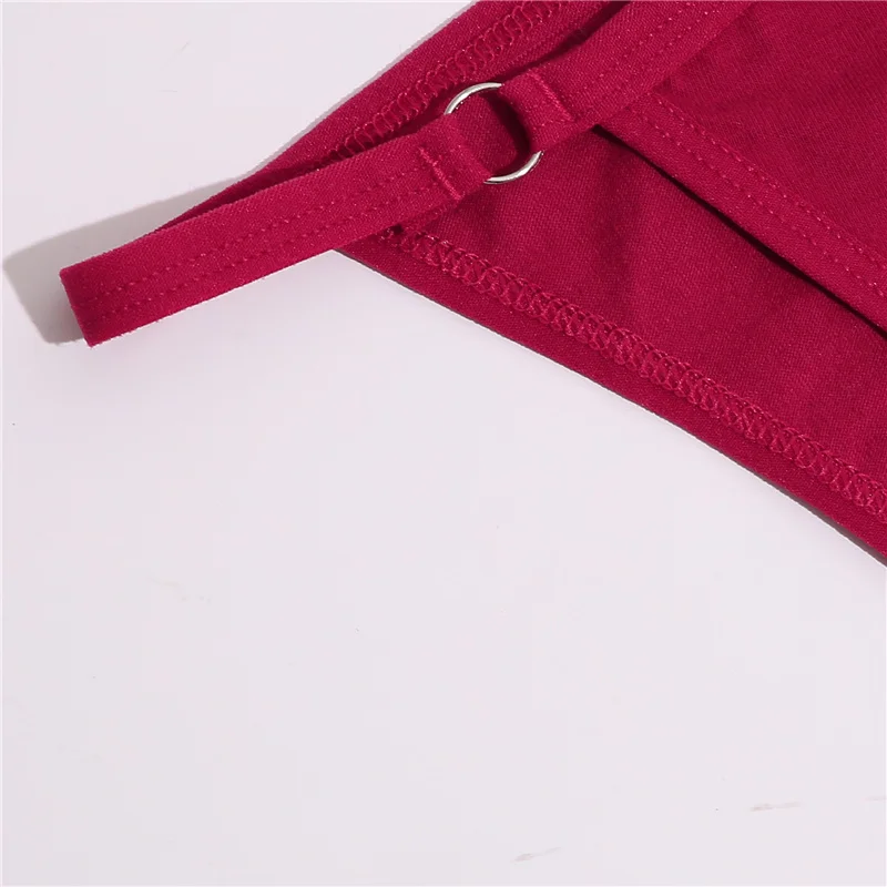 4/5PCS/Set Sexy Underwear Cotton Panties Women Lingerie Female Underpant Hoop Design Waistband Brief Intimate Bikini Panty Woman