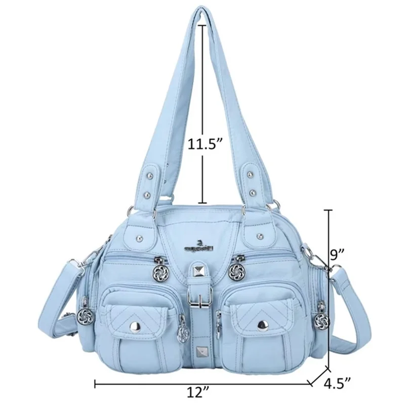 Vintage Women Handbags Satchel Top-handle Handbag PU Shoulder Bag Dumpling Pack Give Gifts Shoulder Bags Phone Money Pack