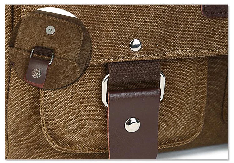 Men Vintage Canvas Bag Men Casual Crossbody Bag for Men Messenger Bag Man Travel Shoulder Bags