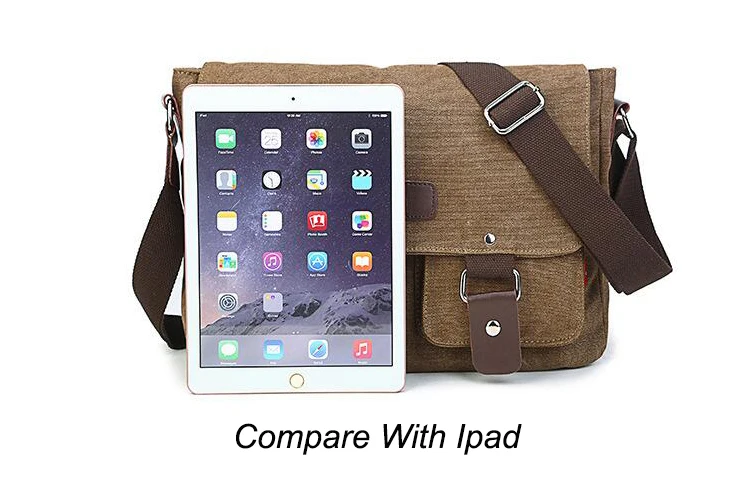 Men Vintage Canvas Bag Men Casual Crossbody Bag for Men Messenger Bag Man Travel Shoulder Bags