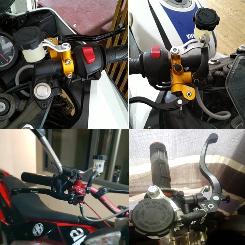 Adelin 14mm 15mm 16mm 17.5mm19mm motorcycle brake clutch pump master cylinder lever handle For R6 Fz6 Gsxr600 Zx-6r Yamaha