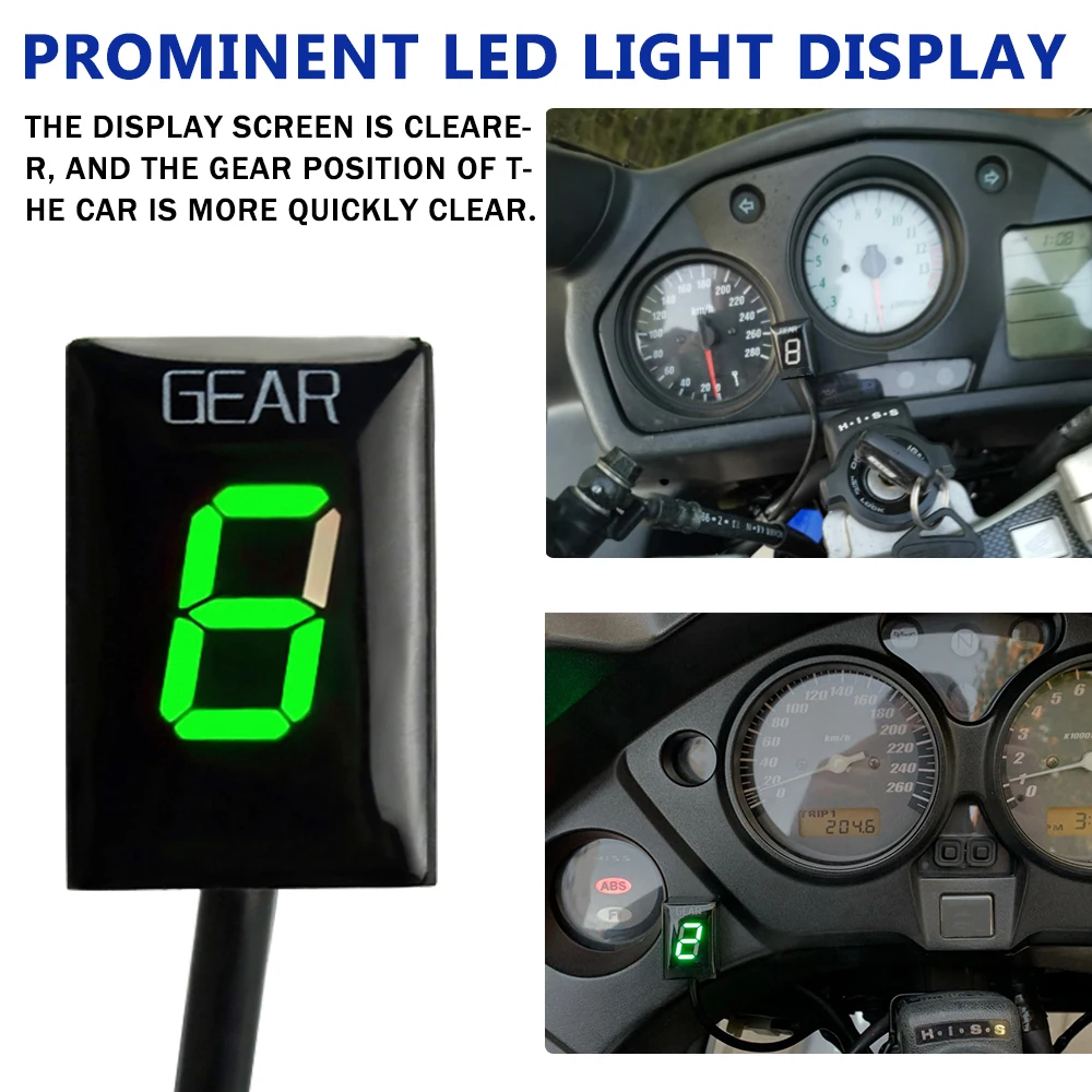 Gear Indicator For Honda Hornet CBR600 F F3 F4 F4i RR CB600F CBF 600 VFR800 Fi 900RR 919RR 929RR 954RR SHADOW 750 Gear Display