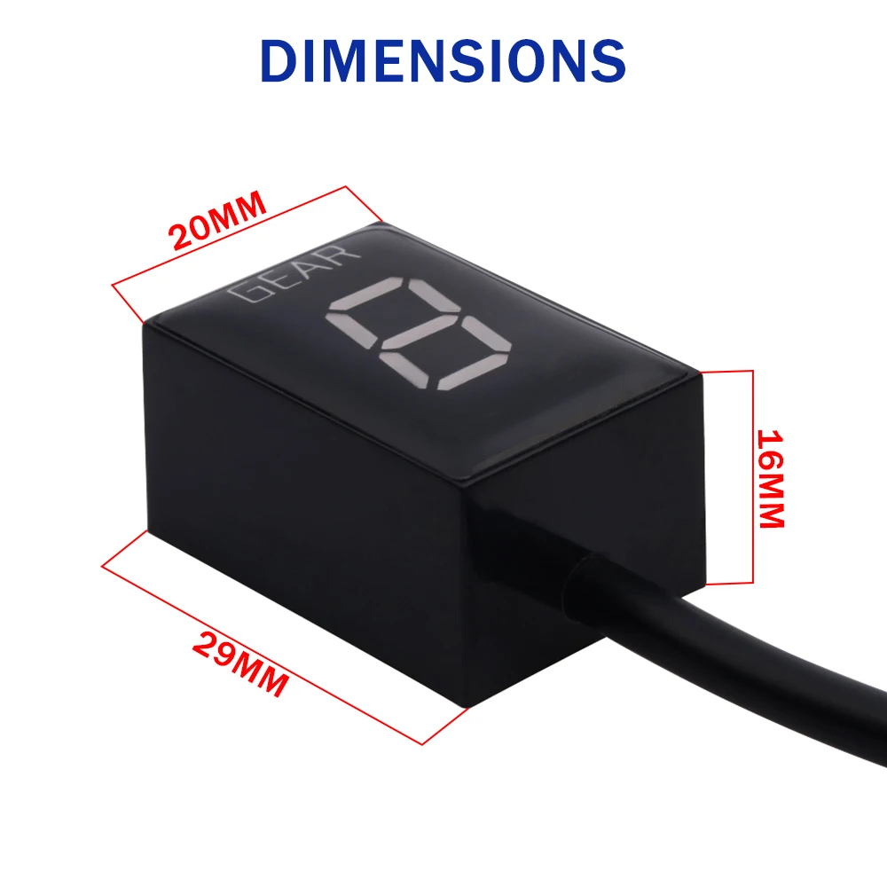 Gear Indicator For Honda Hornet CBR600 F F3 F4 F4i RR CB600F CBF 600 VFR800 Fi 900RR 919RR 929RR 954RR SHADOW 750 Gear Display