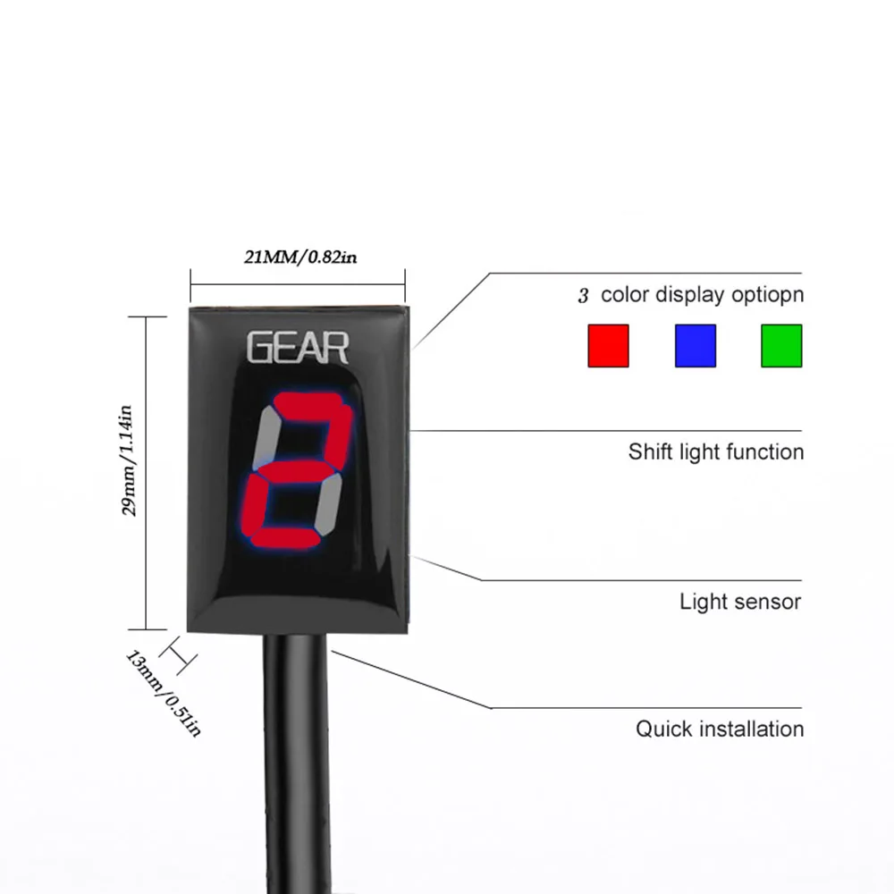 Gear Indicator For Honda Hornet CBR600 F F3 F4 F4i RR CB600F CBF 600 VFR800 Fi 900RR 919RR 929RR 954RR SHADOW 750 Gear Display