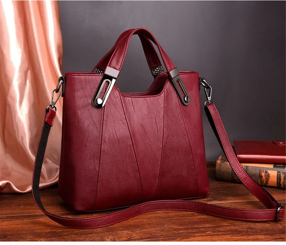 Brand Luxury Handbags Women Bags Designer PU Leather Handbag Leisure Crossbody Bags for Women 2026 New Lady Shoulder Bag Tote