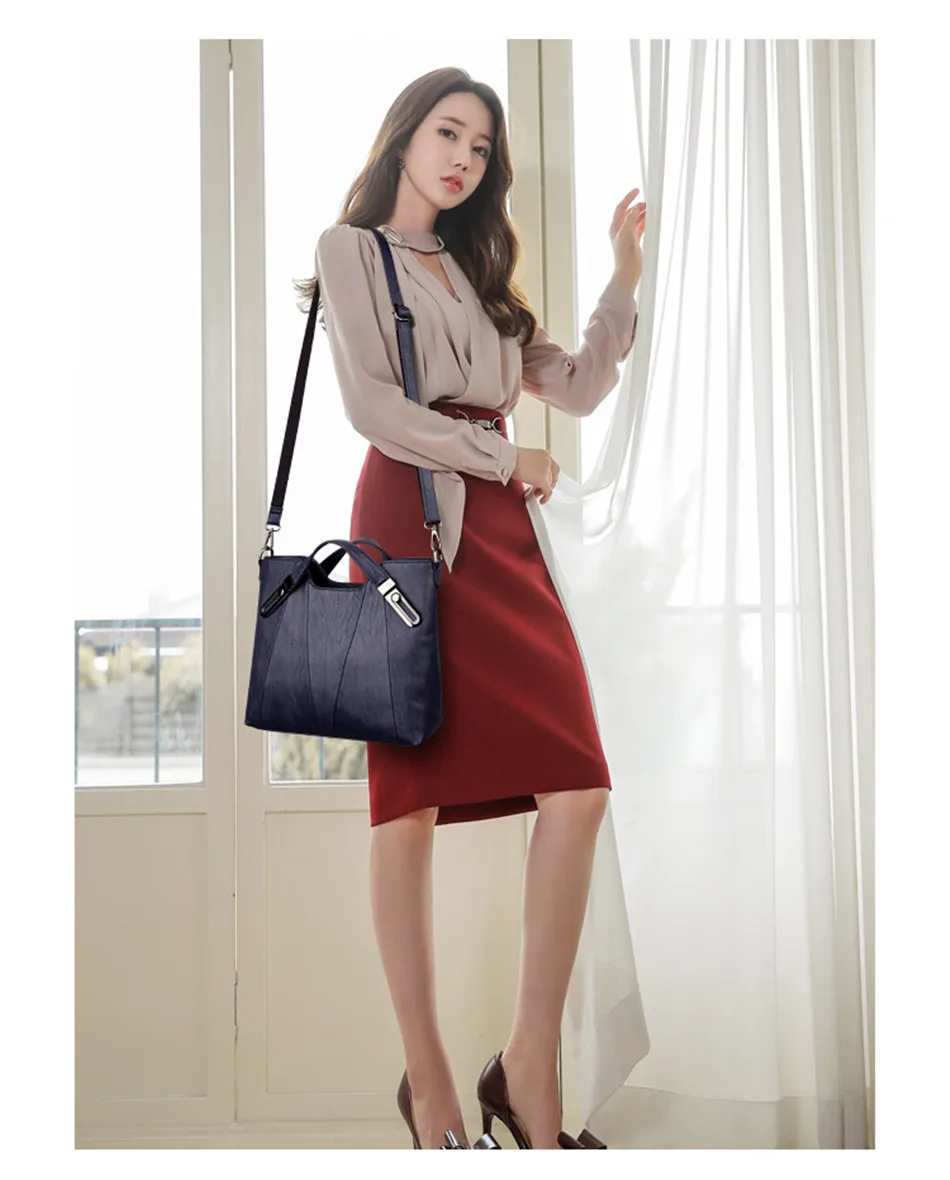 Brand Luxury Handbags Women Bags Designer PU Leather Handbag Leisure Crossbody Bags for Women 2026 New Lady Shoulder Bag Tote