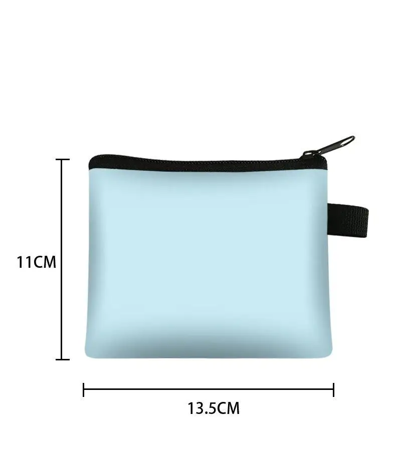 Coin Purse New Animal Cat Children's Wallet Student Portable Card Bag Coin Key Storage Bag Polyester Hand Bag Mini Bag Sac