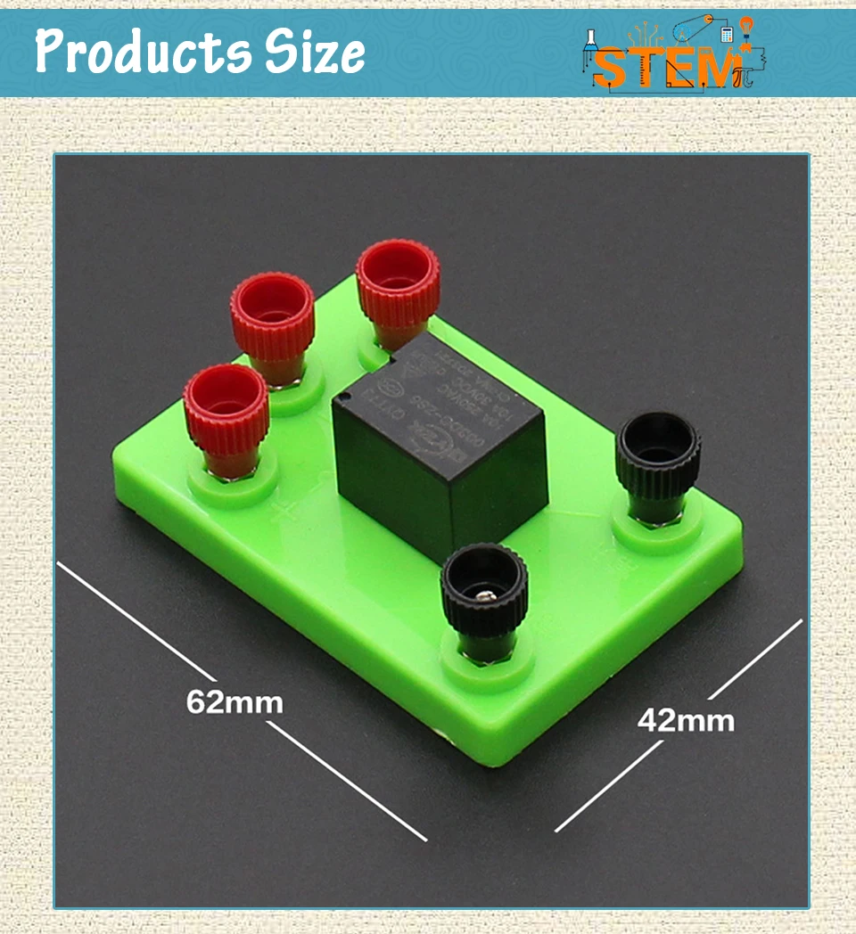 Physics 3v Electromagnetic Relay Junior High School Physics Electrical Experiment Teaching Equipment Instrument Demonstration