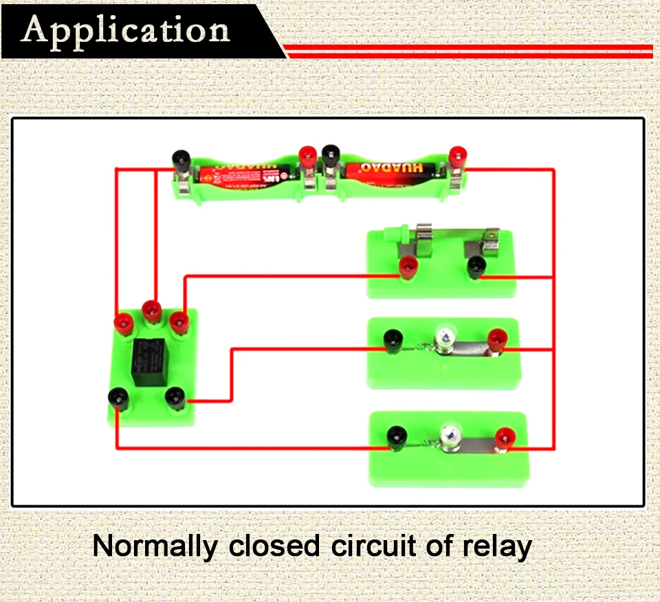 Physics 3v Electromagnetic Relay Junior High School Physics Electrical Experiment Teaching Equipment Instrument Demonstration