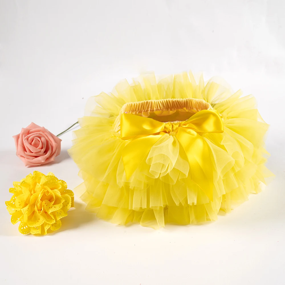 Baby girl tutu skirt 2pcs tulle lace bloomers diaper cover Newborn infant outfits Mauv headband flower set Baby mesh bloomer