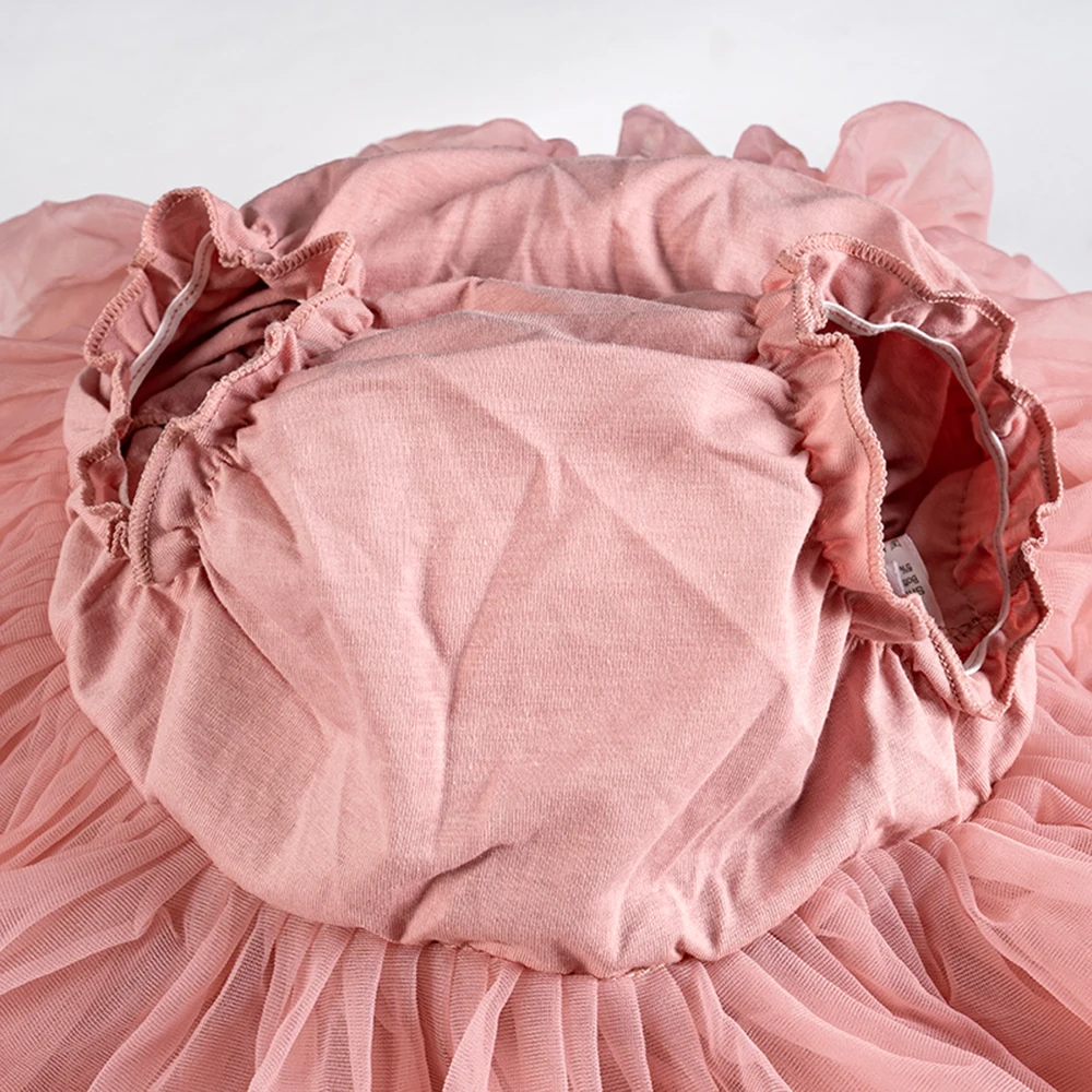 Baby girl tutu skirt 2pcs tulle lace bloomers diaper cover Newborn infant outfits Mauv headband flower set Baby mesh bloomer