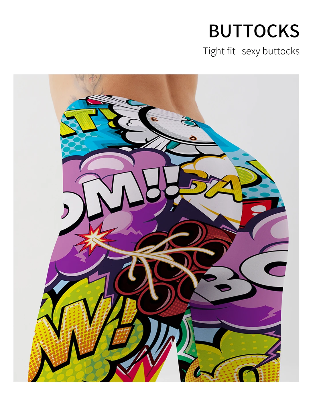 3D Printed Leggings Push Up Leggins Sport Women Fitness Running Pants Cartoon Comic Game Styles Girl Leggins