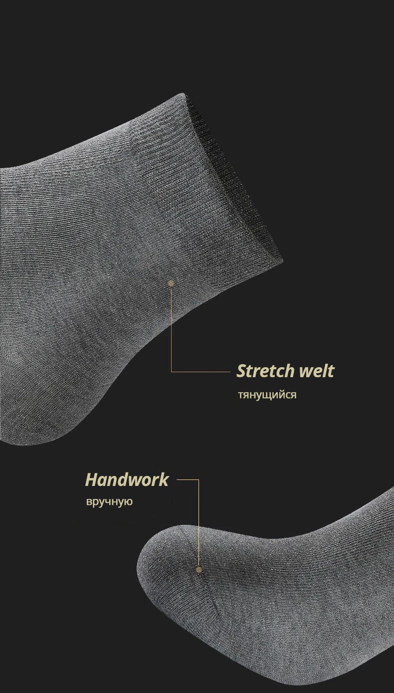 HSS Brand Business Men 100% Cotton Socks New Style Black Casual Socks Soft Breathable Summer Winter Long Socks Plus Size (7-14)