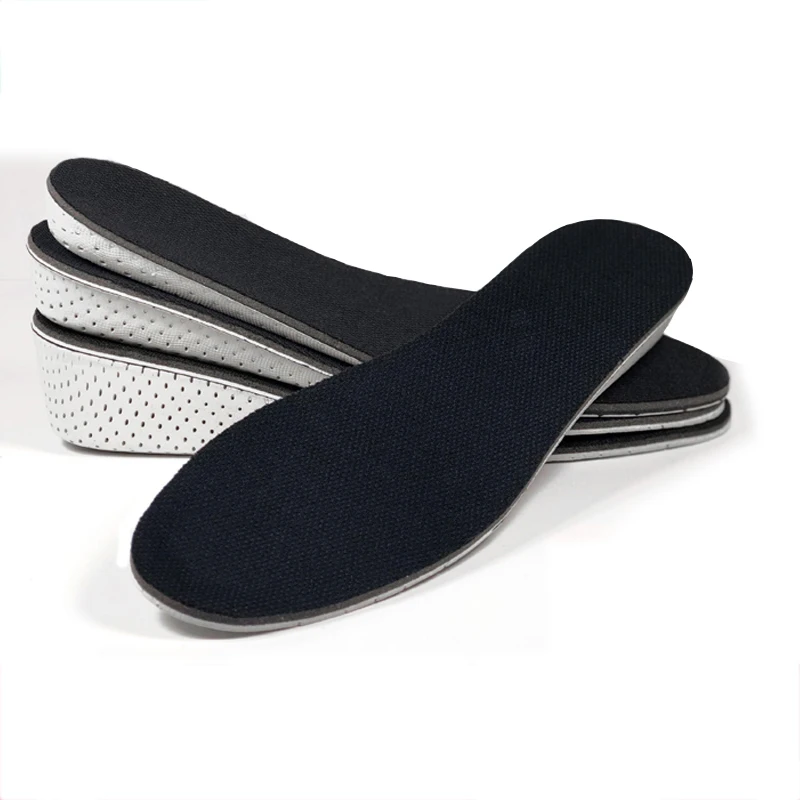 1Pair Height Increase Insoles Unisex Shoes Insole Height Lift Adjustable Cut Shoe Heel Insert Taller Support Absorbant Foot Pads