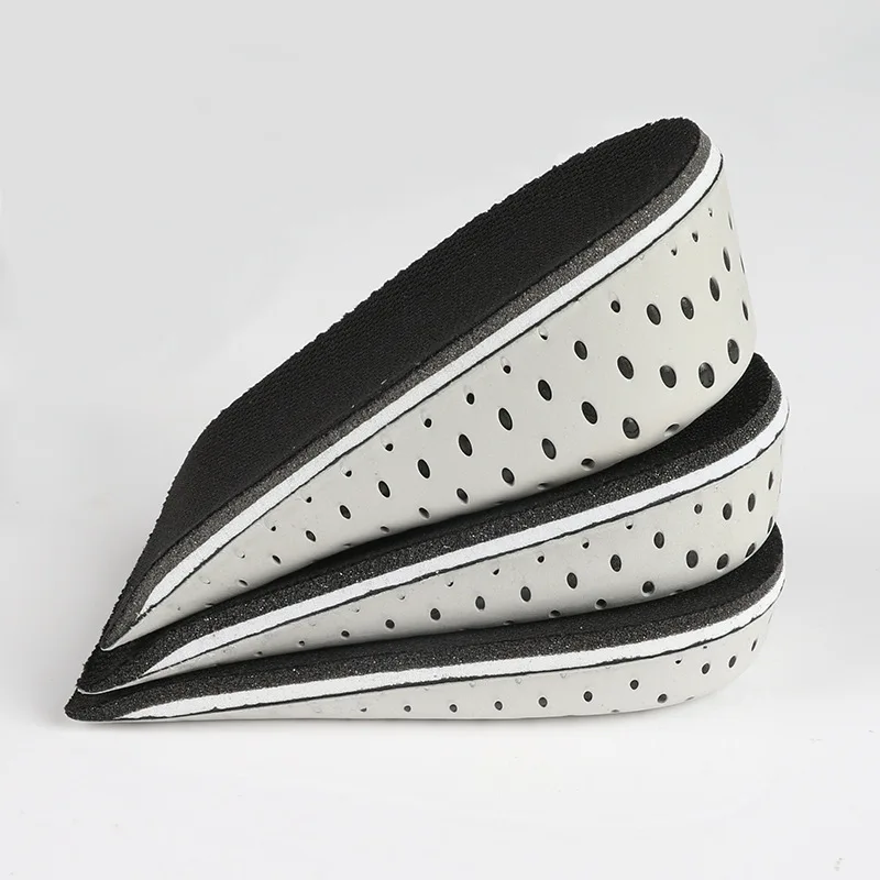 1Pair Height Increase Insoles Unisex Shoes Insole Height Lift Adjustable Cut Shoe Heel Insert Taller Support Absorbant Foot Pads