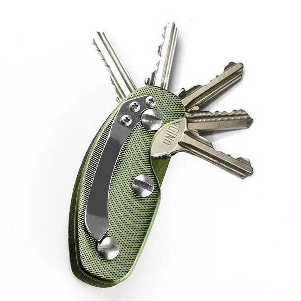 Luxury Car Key Aluminium Key Holder Clip Keys folder keyring housing Pocket Tools Keys Organizer Pouch Case Bag key bag Key Clip