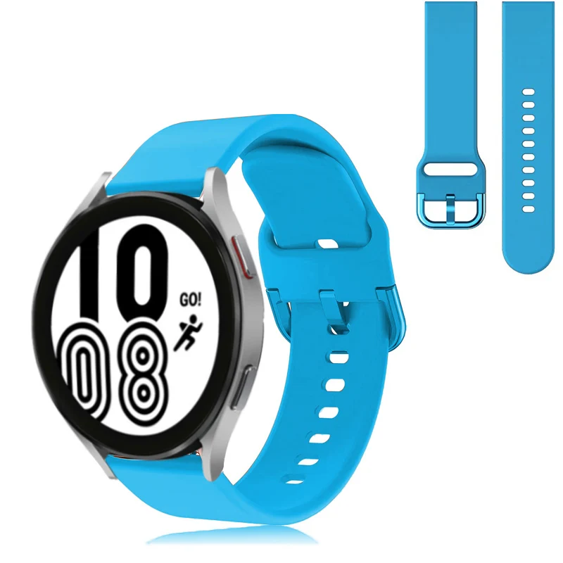 20mm/22mm band For Amazfit GTS/2/2e/3/4 GTS2 Mini/GTR 4/Pro/47mm/GTR2/2e/stratos 2/3 Silicone Bracelet Amazfit bip 6 Watch strap