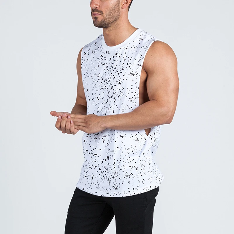 Brand New Plain Tank Top Men Bodybuilding singlet Gym Stringer Sleeveless Shirt Blank Fitness Clothing Sportwear Muscle Vest