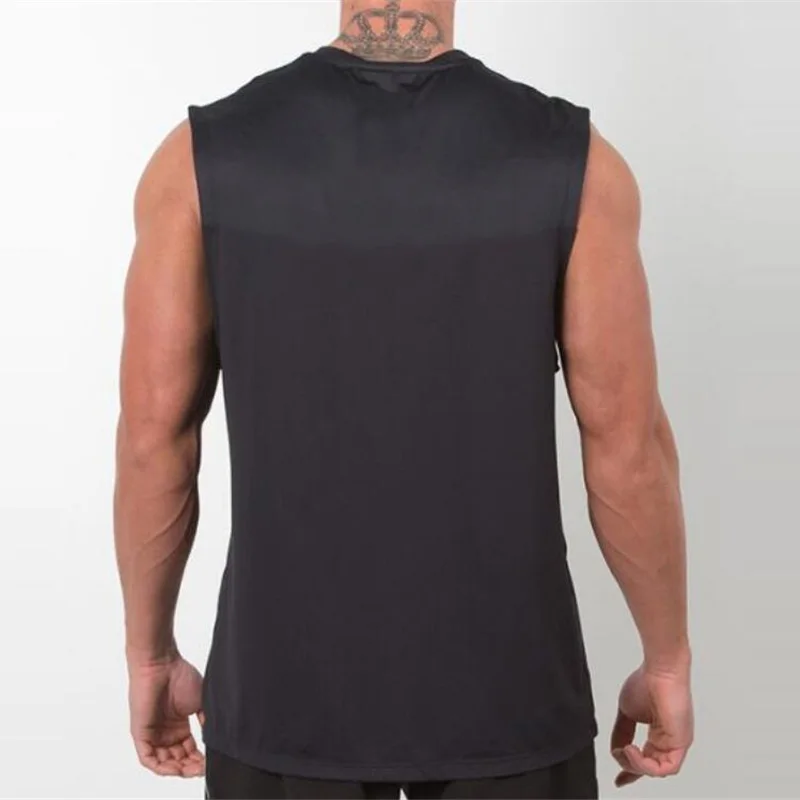 Brand New Plain Tank Top Men Bodybuilding singlet Gym Stringer Sleeveless Shirt Blank Fitness Clothing Sportwear Muscle Vest