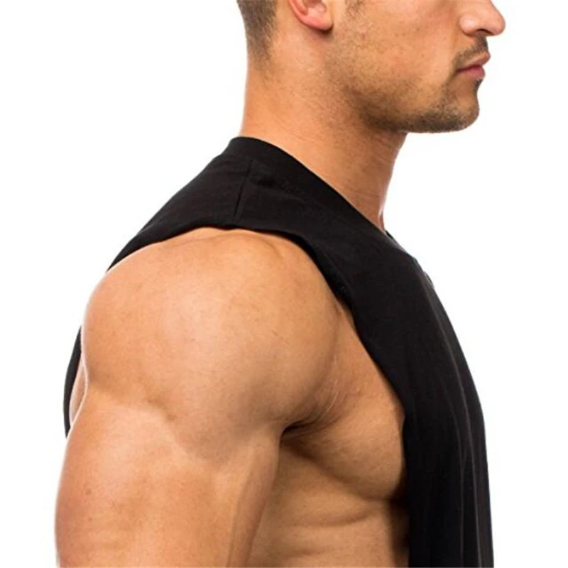 Brand New Plain Tank Top Men Bodybuilding singlet Gym Stringer Sleeveless Shirt Blank Fitness Clothing Sportwear Muscle Vest