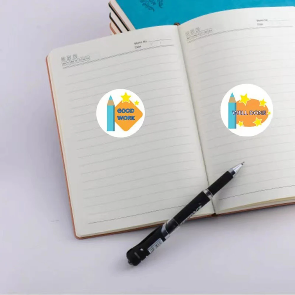 100-500pcs New Cute Reward Stickers with Word Motivational Stickers for School Teacher Kids Student Stationery Stickers Kids