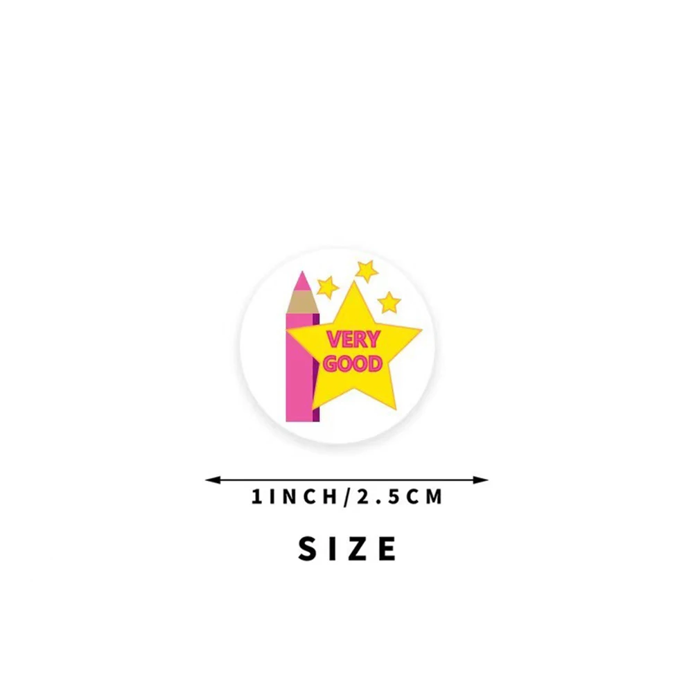 100-500pcs New Cute Reward Stickers with Word Motivational Stickers for School Teacher Kids Student Stationery Stickers Kids