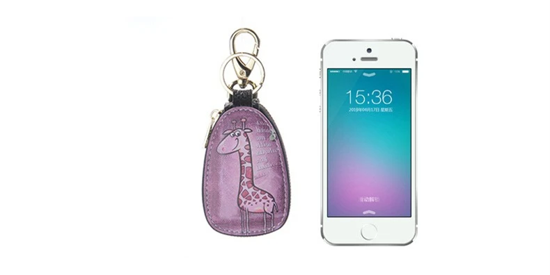 General Car Key Case Cartoon Protection Cover Men And Women Key Holder Porta Chaves Purse Porta Chave Funda Llave Lighter Bag