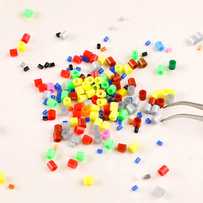 5000pcs Large 5mm Hama Beads (2 Template+3 Iron Paper+2 Tweezers) Mini Hama Fuse Beads Diy Kids Educational Toys