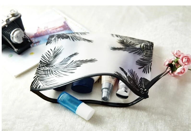 Travel Cosmetic Bags PVC Waterproof Transparent Women Portable Make Up Bag Toiletry Organizer Storage Makeup Bag Wash Pouch