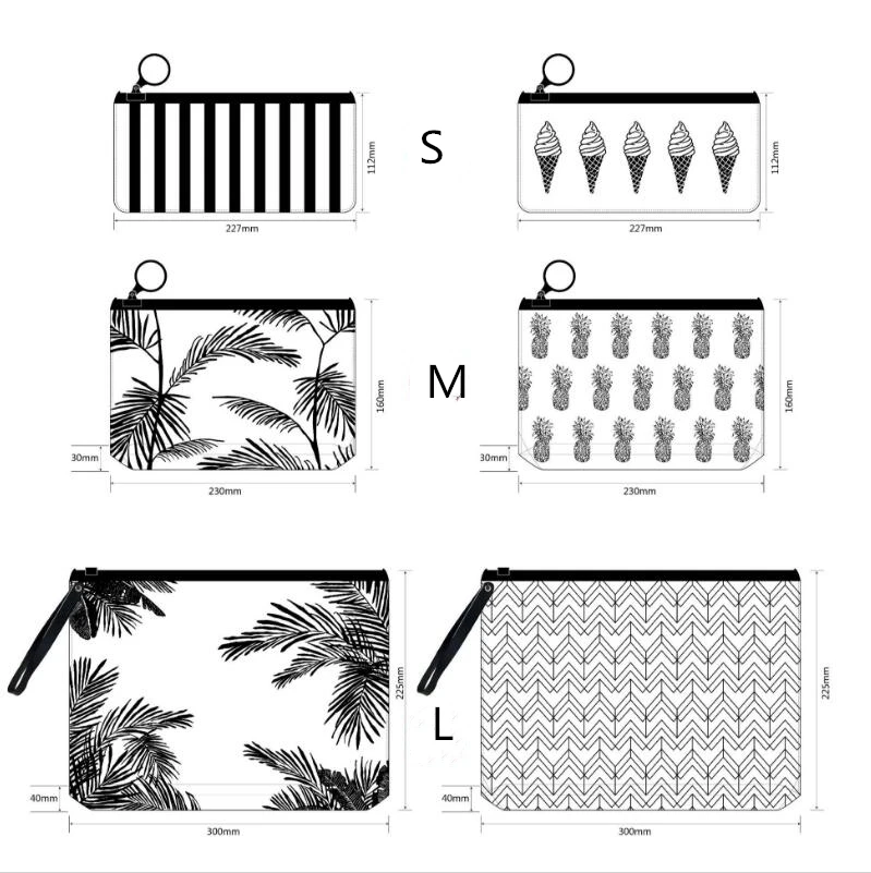 Travel Cosmetic Bags PVC Waterproof Transparent Women Portable Make Up Bag Toiletry Organizer Storage Makeup Bag Wash Pouch