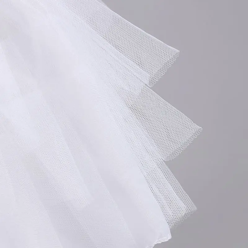 Cosplay Petticoat Maid Wear Pettiskirt Short no Hoops Petticoat Girls Ballet Mesh Yarn Elastic Waistband Skirt